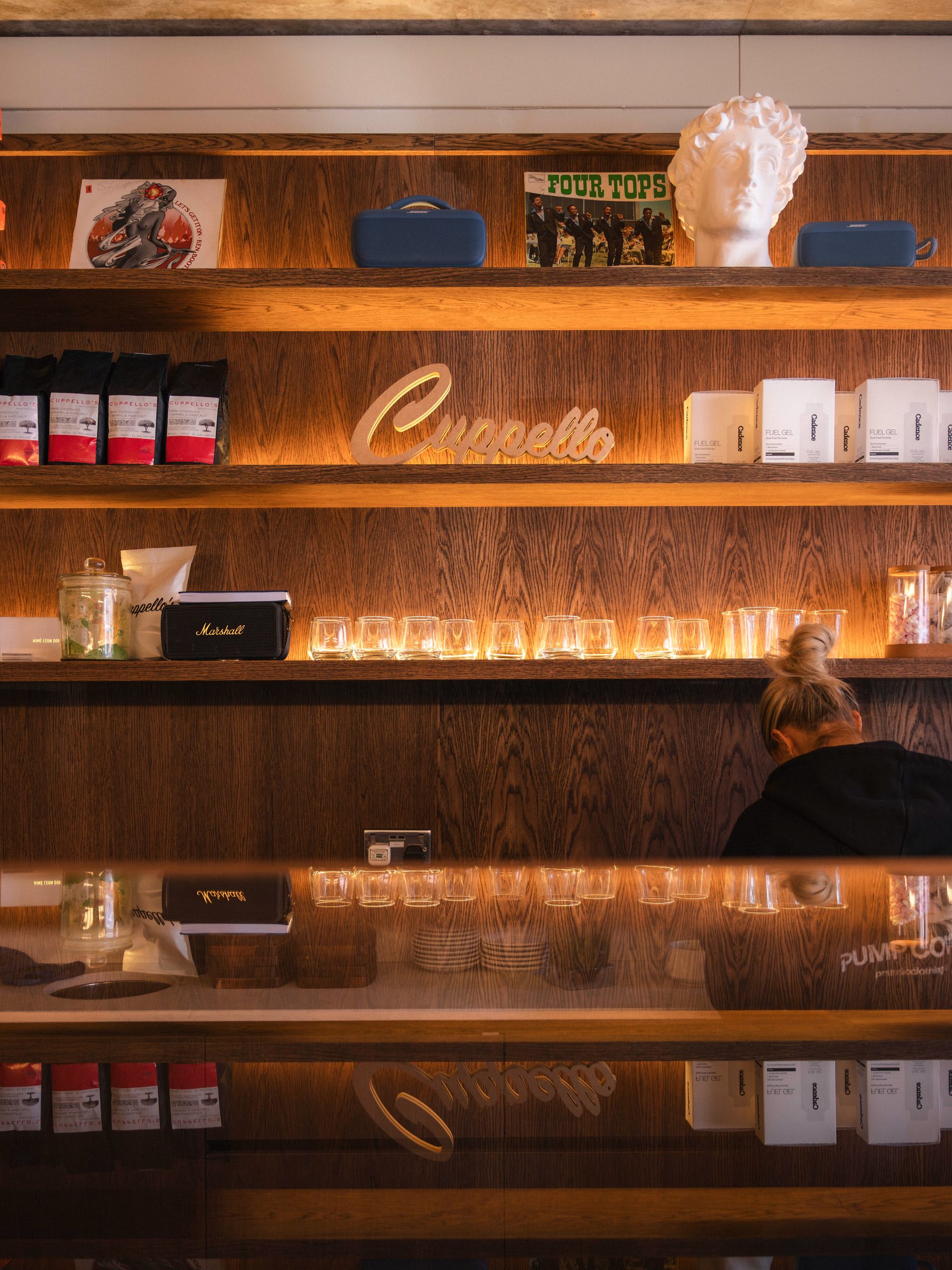 Brand represented in style — Cuppellos commercial fit-out Manchester by Hafferty Interiors