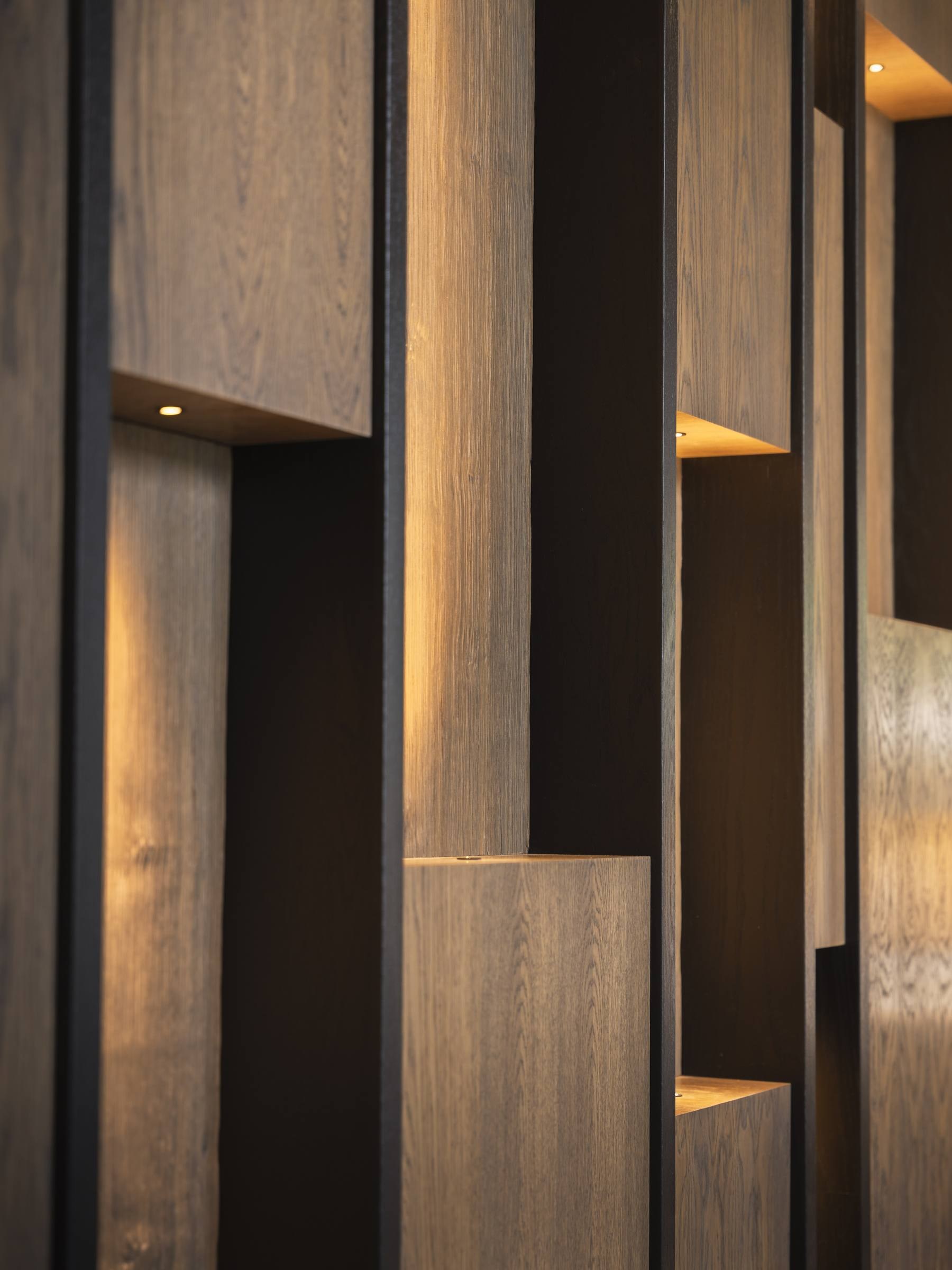 Bespoke fitted living room furniture by Hafferty Interiors Manchester