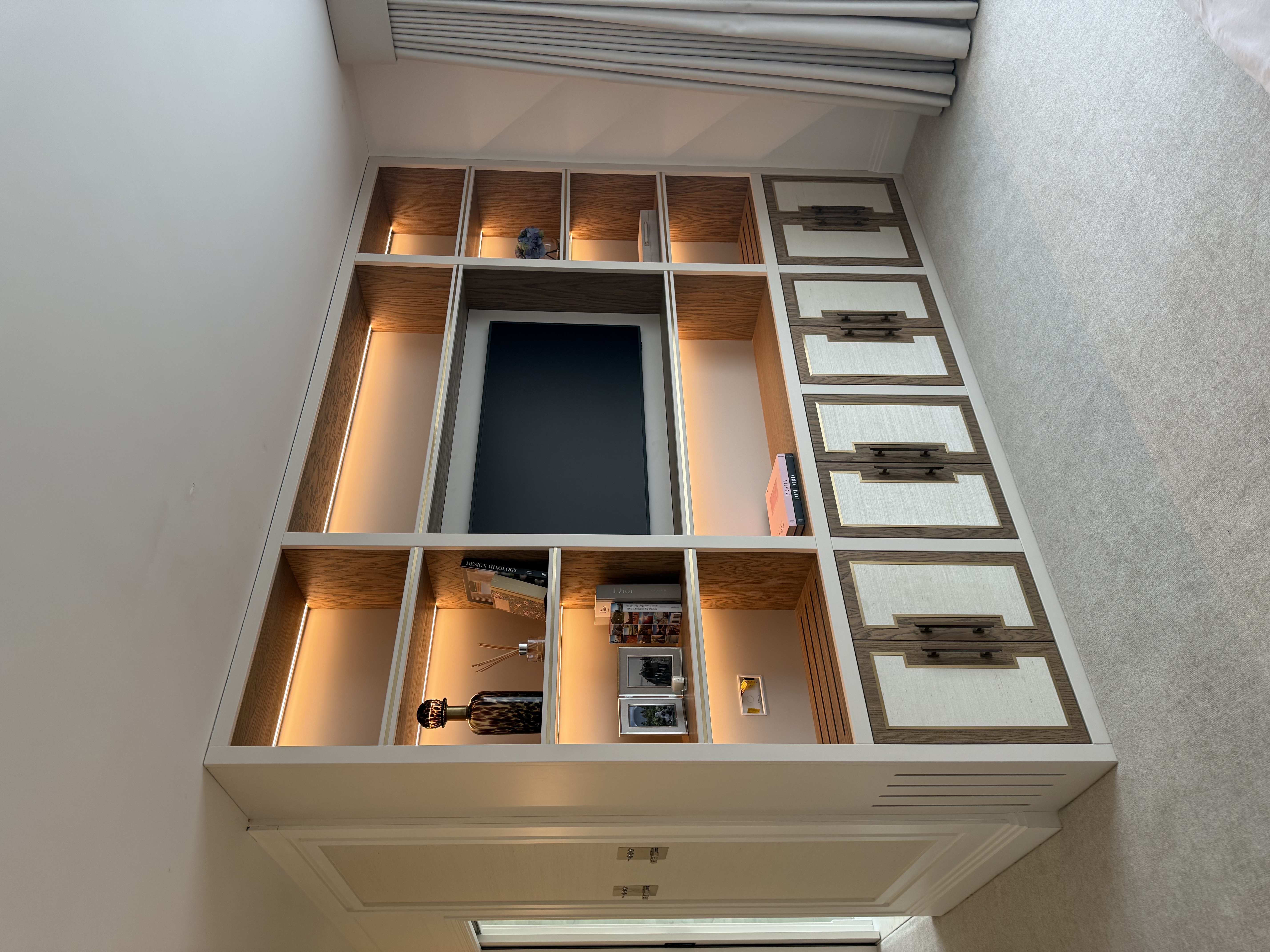 Completed bespoke fitted bedroom suite Manchester — Hafferty Interiors