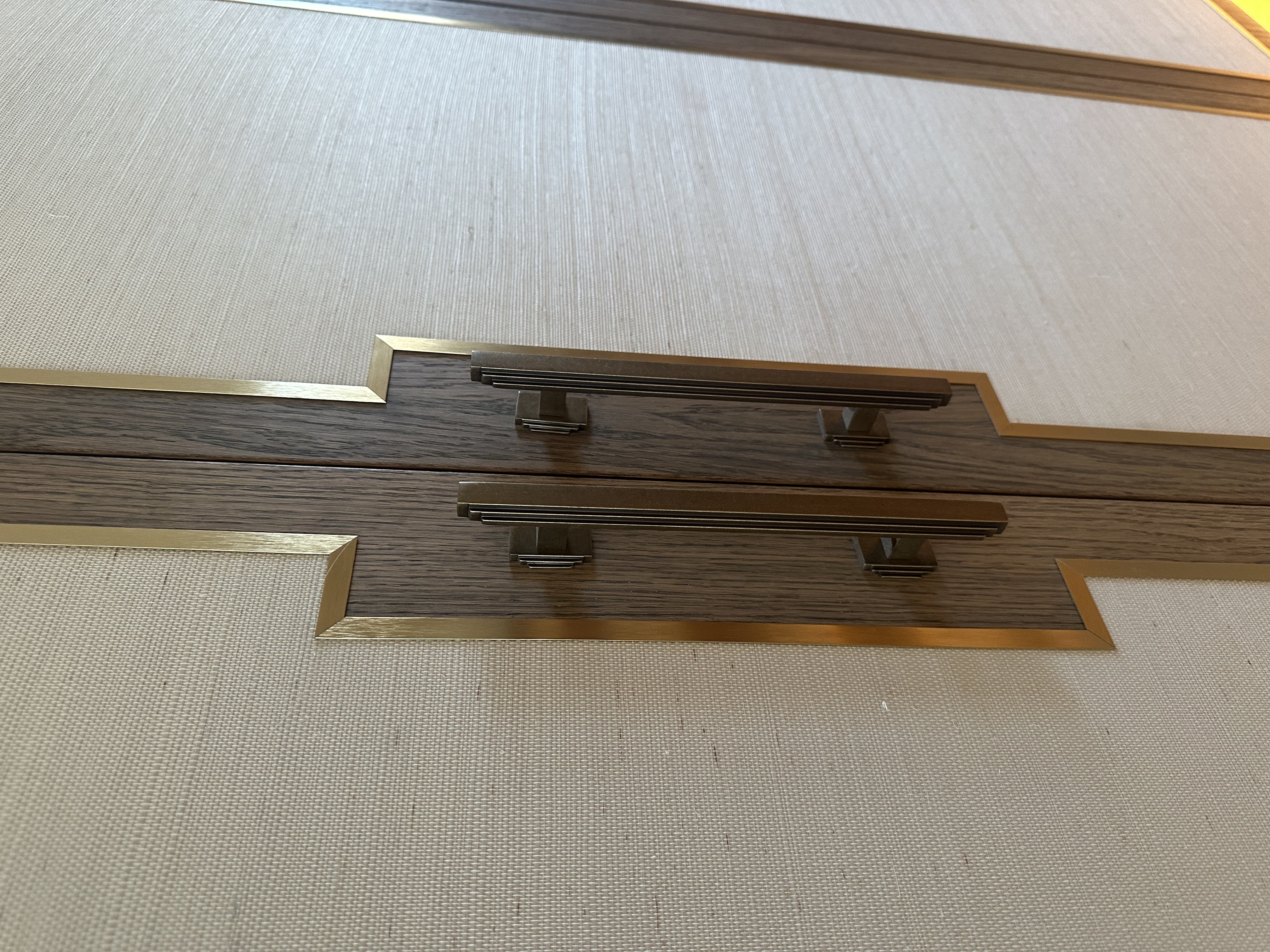 Bespoke door design — fitted wardrobe suite Manchester by Hafferty Interiors