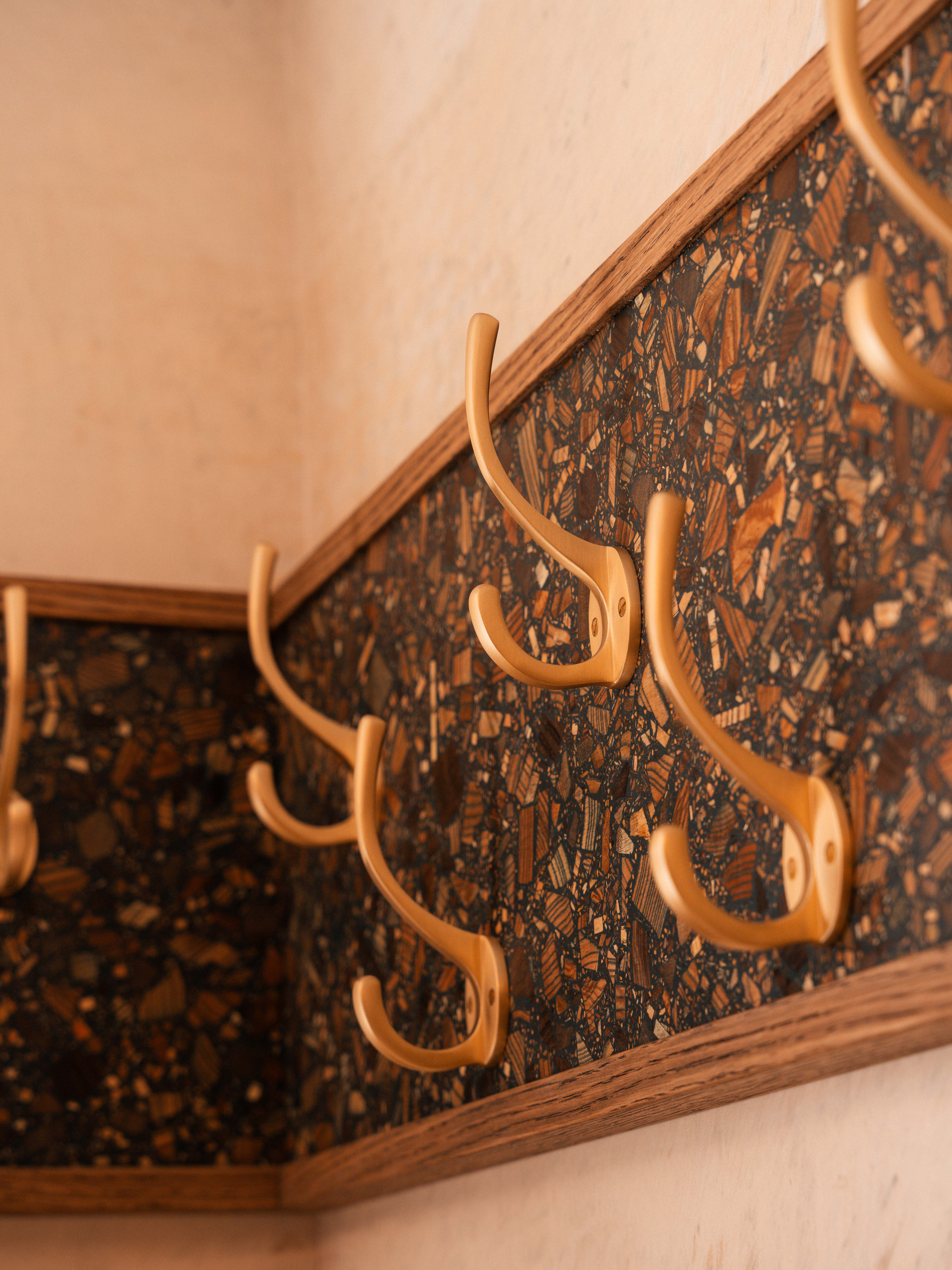 Brass to match — completed bespoke home office Boothstown Manchester by Hafferty Interiors